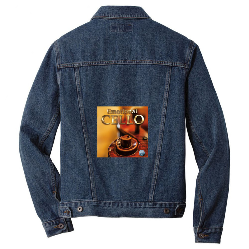 Emotional Cello Men Denim Jacket by AndreaHenson | Artistshot