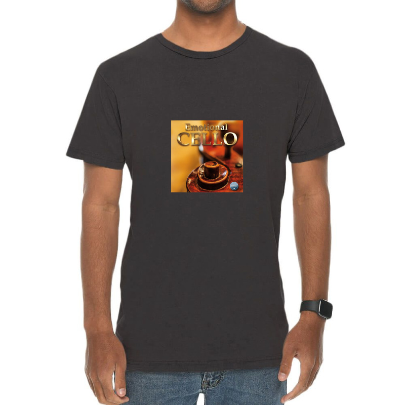 Emotional Cello Vintage T-Shirt by AndreaHenson | Artistshot