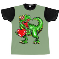 Dinosaur Valentine Trex Valentines Day Graphic T-shirt | Artistshot