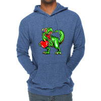 Dinosaur Valentine Trex Valentines Day Lightweight Hoodie | Artistshot