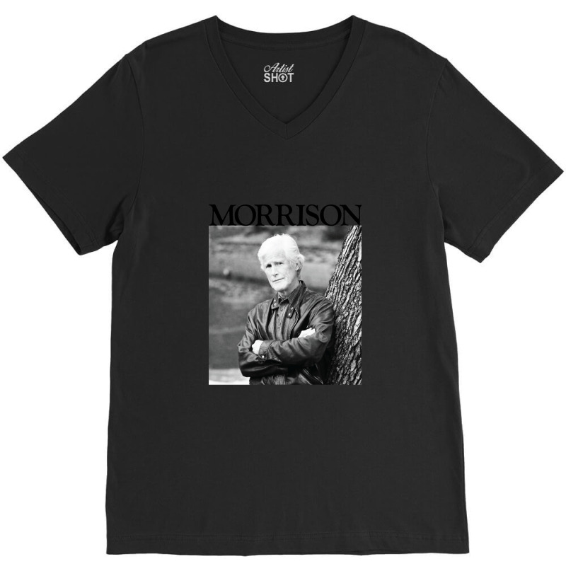 Morrison - Black Type V-Neck Tee by FranklinTepper1 | Artistshot