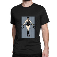 Dominant Woman Tied In Bondage - Shibari Art. Classic T-shirt | Artistshot