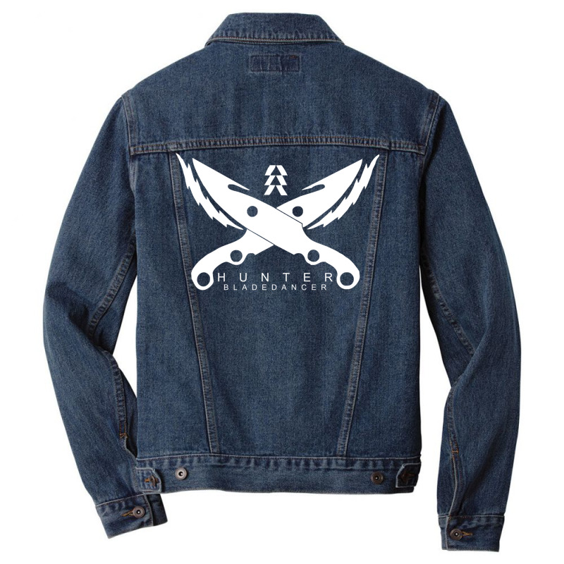 Destiny Hunter Blade Dancer   Game Fan Men Denim Jacket | Artistshot