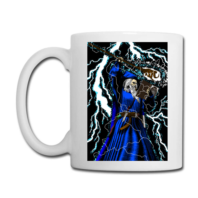 Merlin   Traditional High Fantasy Wizard (blue) Coffee Mug | Artistshot