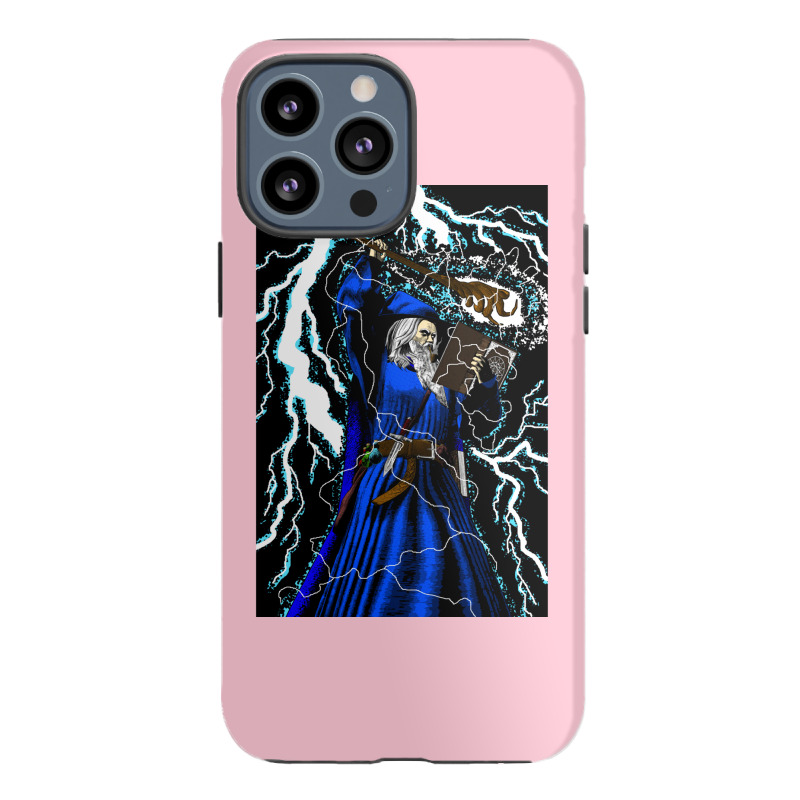 Merlin   Traditional High Fantasy Wizard (blue) Iphone 13 Pro Max Case | Artistshot