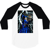 Merlin   Traditional High Fantasy Wizard (blue) 3/4 Sleeve Shirt | Artistshot