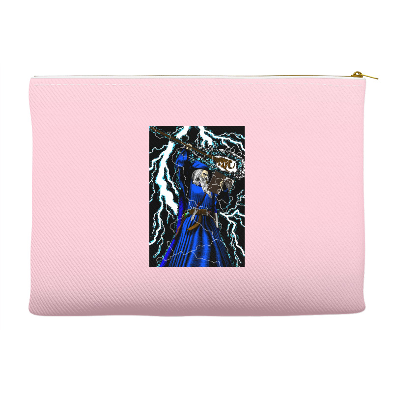 Merlin   Traditional High Fantasy Wizard (blue) Accessory Pouches | Artistshot