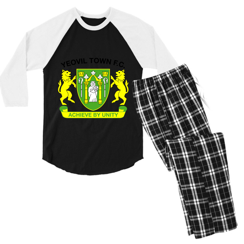 Yeovil Town Fc Men's 3/4 Sleeve Pajama Set | Artistshot