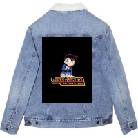 Case Closed One Truth Prevails Detective Conan Unisex Sherpa-lined Denim Jacket | Artistshot