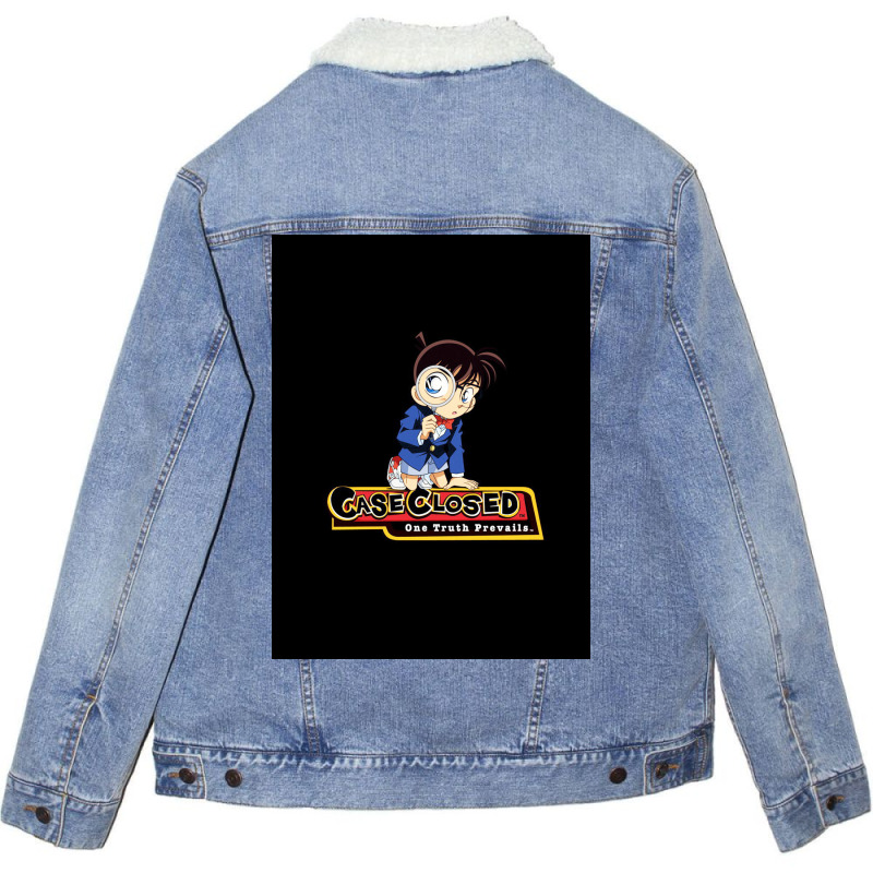 Case Closed One Truth Prevails Detective Conan Unisex Sherpa-Lined Denim Jacket by GordonSchwindt | Artistshot