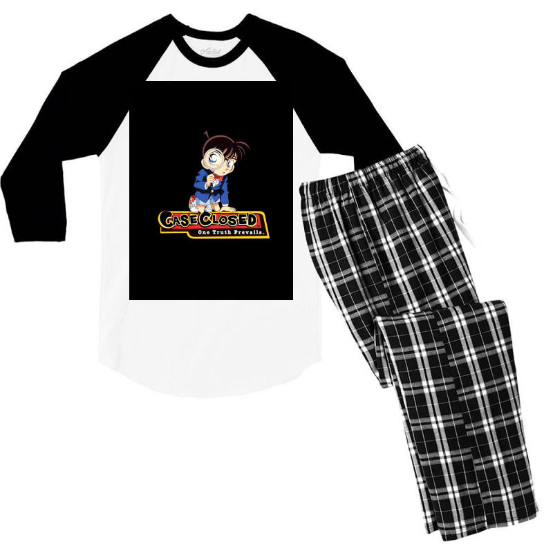 Case Closed One Truth Prevails Detective Conan Men's 3/4 Sleeve Pajama Set by GordonSchwindt | Artistshot