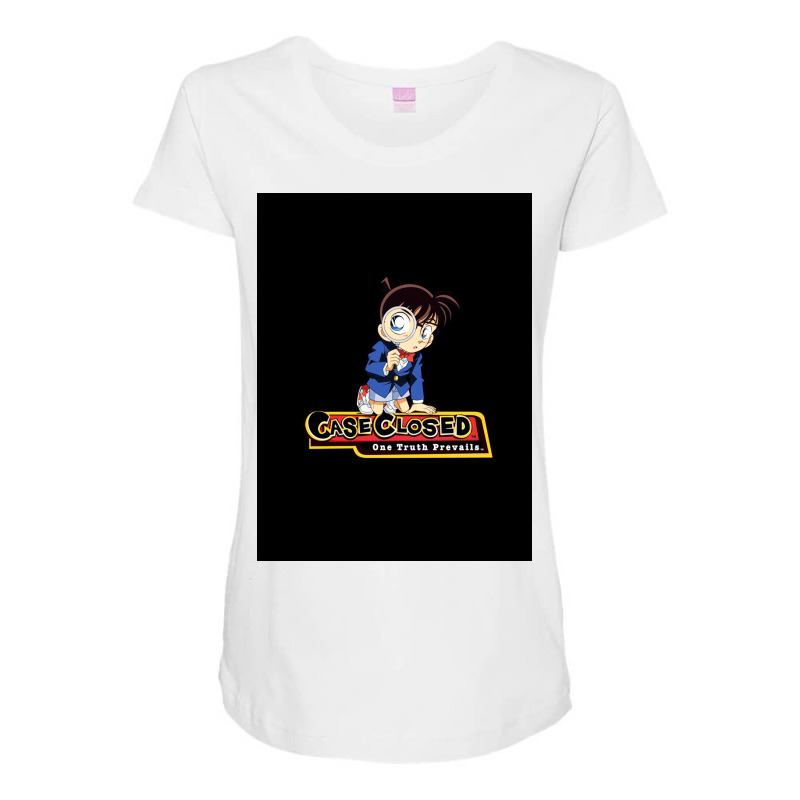 Case Closed One Truth Prevails Detective Conan Maternity Scoop Neck T-shirt by GordonSchwindt | Artistshot