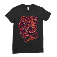 Mythical Red Dragon King Of Dragons Ladies Fitted T-shirt | Artistshot