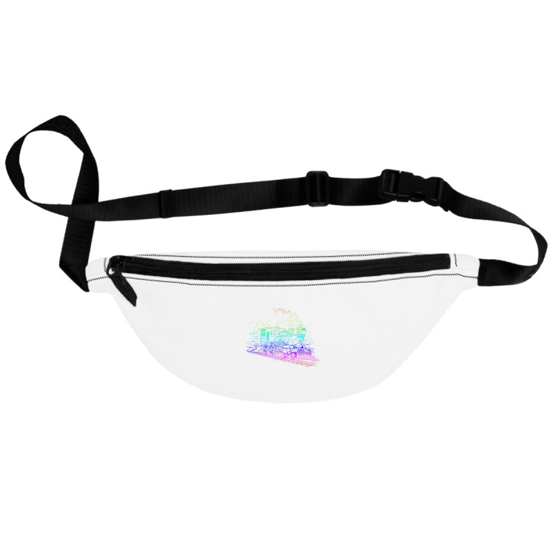 Railroad Model Train Steam Train Glow Model Railro Fanny Pack | Artistshot