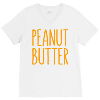 Peanut Butter  Matching Halloween Costume V-neck Tee | Artistshot