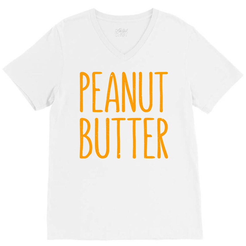 Peanut Butter  Matching Halloween Costume V-neck Tee | Artistshot