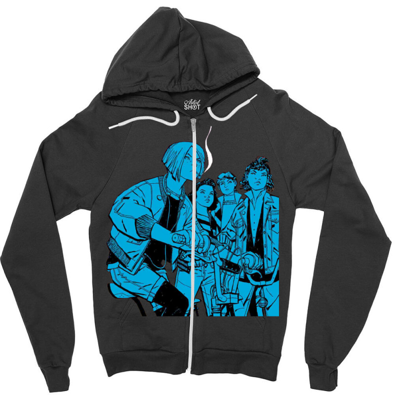 Paper Girls Zipper Hoodie | Artistshot