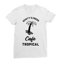 Cafe Tropical Ladies Fitted T-shirt | Artistshot