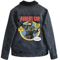 Robert Cop Unisex Sherpa-lined Denim Jacket | Artistshot