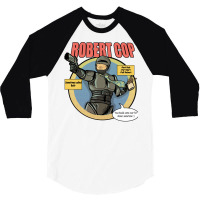 Robert Cop 3/4 Sleeve Shirt | Artistshot