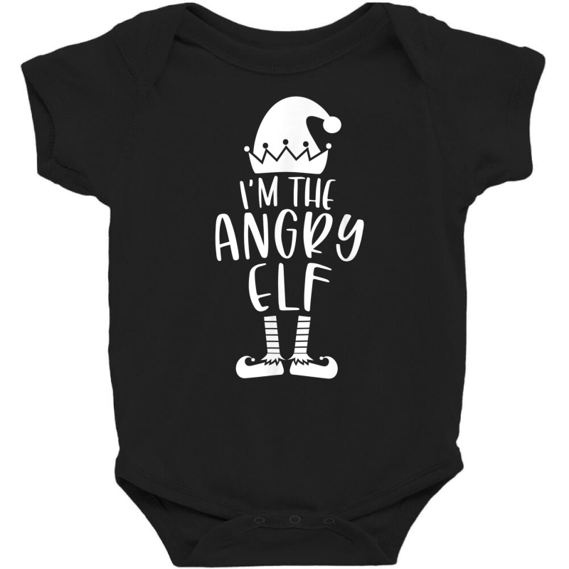 I'm The Angry Elf Family Matching Group Christmas Baby Bodysuit by voutsro | Artistshot