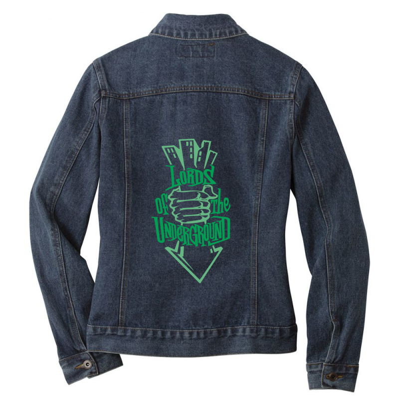 Lords Underground Hip Hop Print Ladies Denim Jacket by Alexsmith | Artistshot