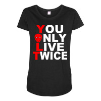 Red Hood You Only Live Twice Maternity Scoop Neck T-shirt | Artistshot