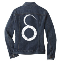 Sandman Despair's Hook Ring Sigil Ladies Denim Jacket | Artistshot