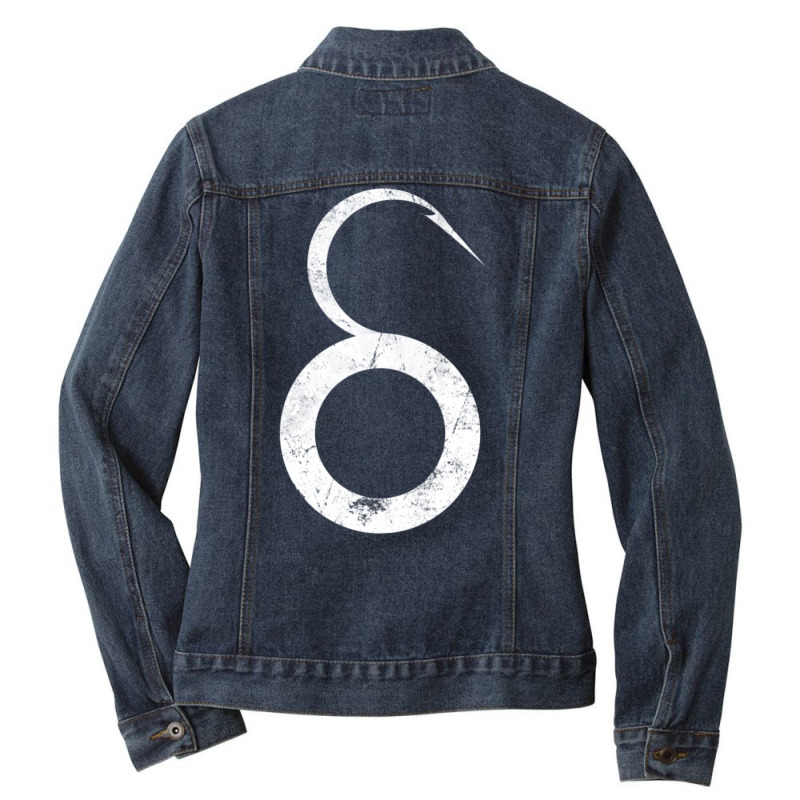 Sandman Despair's Hook Ring Sigil Ladies Denim Jacket by zamzmimoafaka | Artistshot