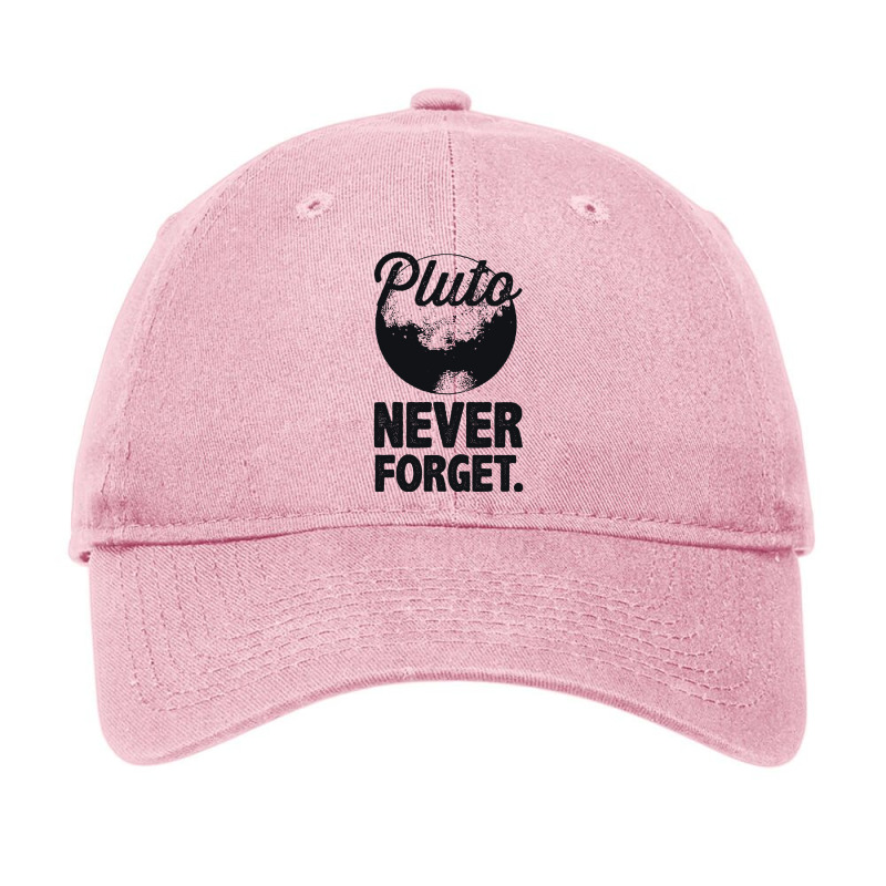 Pluto Never Forget Adjustable Cap by raschefdsdfj | Artistshot