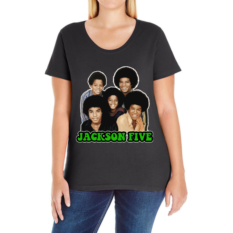 The Jackson Five Ladies Curvy T-Shirt by donellajeremykoa | Artistshot