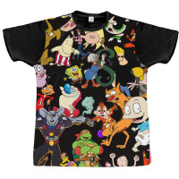 Retro Cartoons Rugrats 80s 90s Tv Show Cartoon Roc Graphic T-shirt | Artistshot