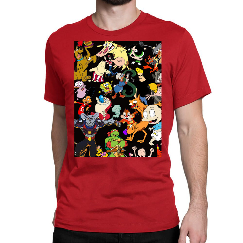 Retro Cartoons Rugrats 80s 90s Tv Show Cartoon Roc Classic T-shirt by paturusharpek | Artistshot