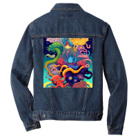 Octopus Tentacles Men Denim Jacket | Artistshot