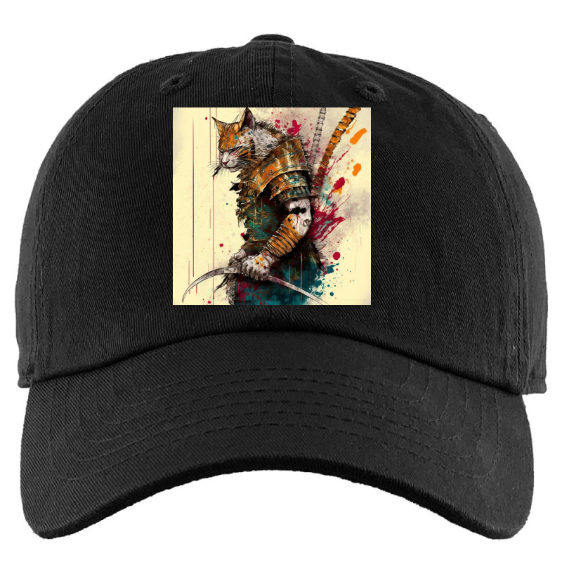 Cat In Action Pose Kids Cap | Artistshot