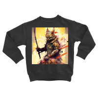 Cat Soldier Toddler Sweatshirt | Artistshot