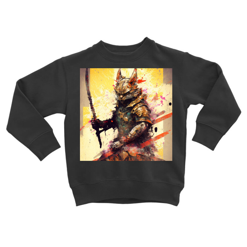 Cat Soldier Toddler Sweatshirt | Artistshot