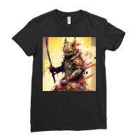 Cat Soldier Ladies Fitted T-shirt | Artistshot