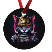 Samurai Cyborg Cat Ornament | Artistshot