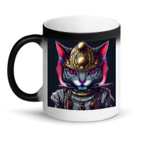 Samurai Cyborg Cat Magic Mug | Artistshot