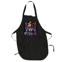 Samurai Cyborg Cat Full-length Apron | Artistshot