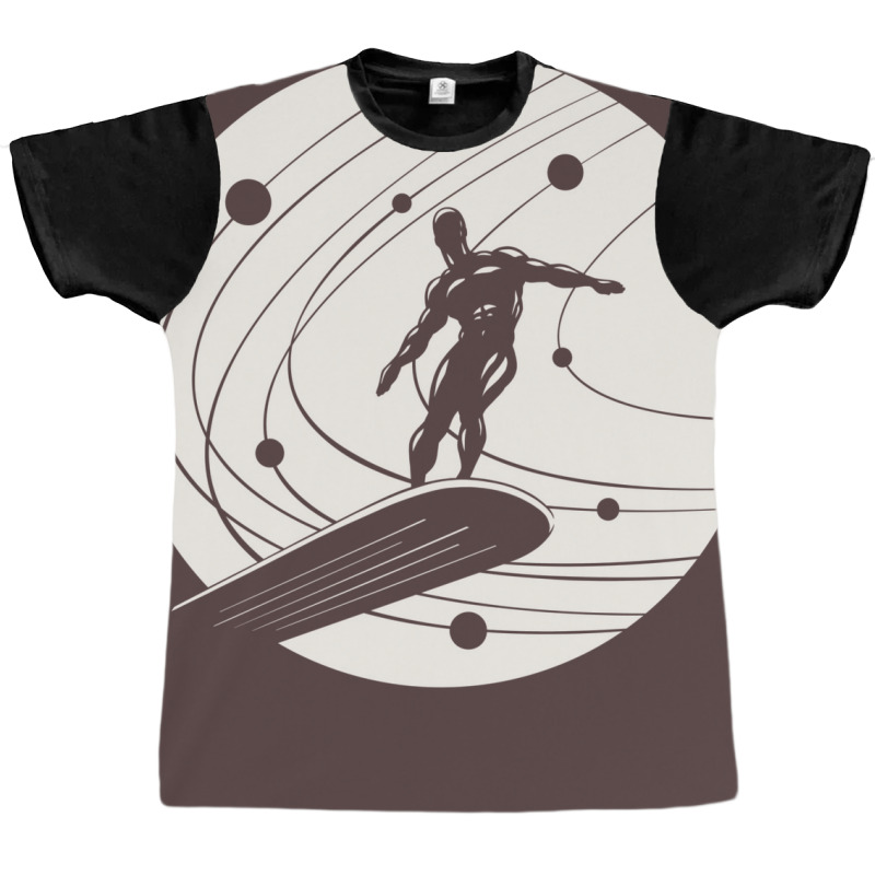 Silver Surfer Minimalist White Graphic T-shirt by paturusharpek | Artistshot