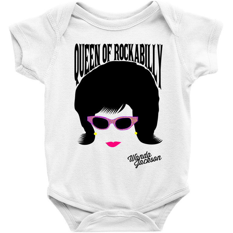 The Queen Of Rockabilly Wanda Jackson Baby Bodysuit | Artistshot