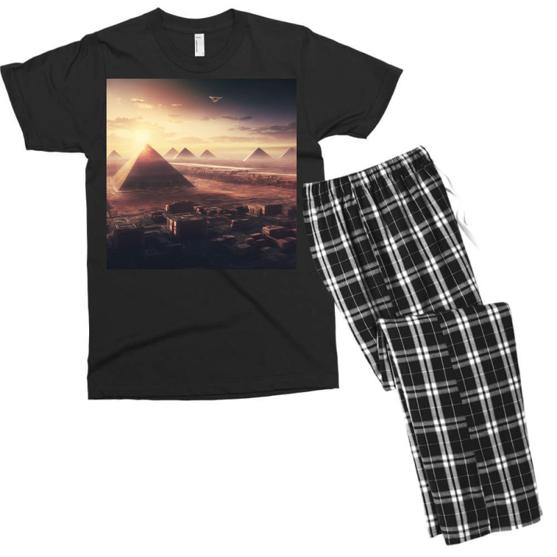 Pyramids Men's T-shirt Pajama Set | Artistshot