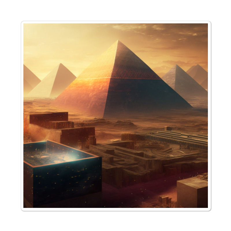 Pyramids Egypt Sticker | Artistshot