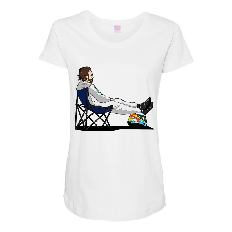 Formula Sport Maternity Scoop Neck T-shirt by Lilin Art | Artistshot