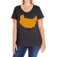 Ginger Chicken Ladies Curvy T-shirt | Artistshot