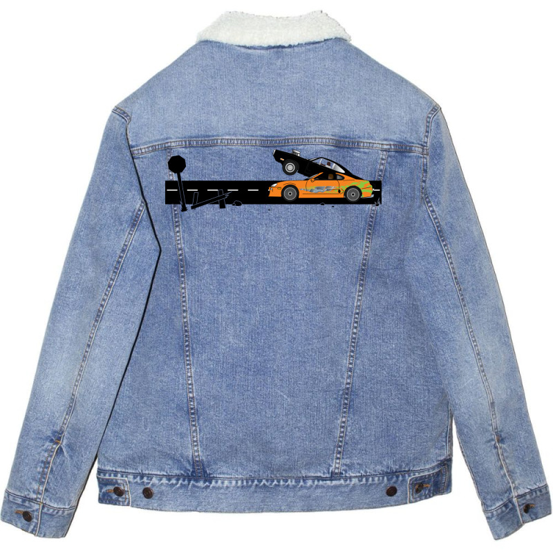 The Fast And The Furious Classic Moment Unisex Sherpa-Lined Denim Jacket by paturusharpek | Artistshot