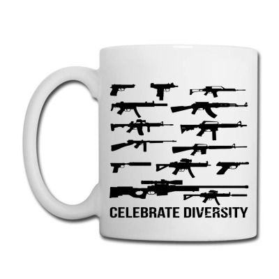 Celebrate Diversity Gun Coffee Mug Designed By Lilin Art