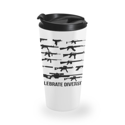 Celebrate Diversity Gun Travel Mug Designed By Lilin Art
